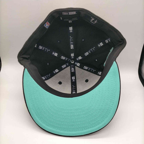 ニューエラ NEW ERA 59FIFTY バスケットボール チーム ロゴ 刺繍 6パネル キャップ メンズ 7 1/2
