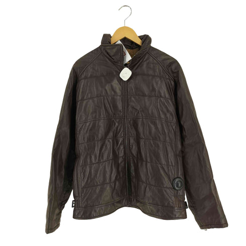 ブルーノマリ BRUNO MAGLI イタリア製 フード収納 レザージャケット メンズ 40