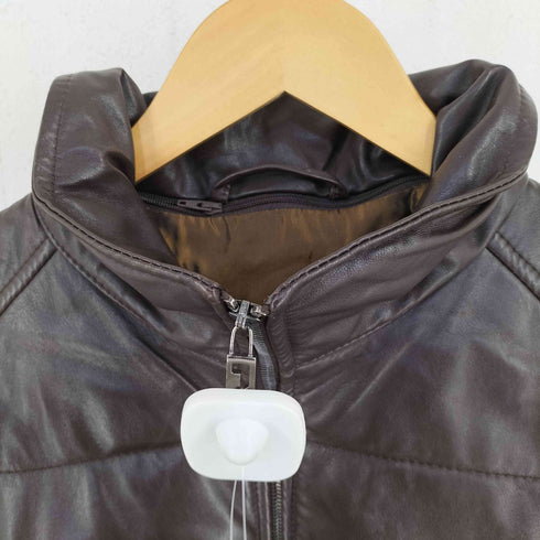 ブルーノマリ BRUNO MAGLI イタリア製 フード収納 レザージャケット メンズ 40