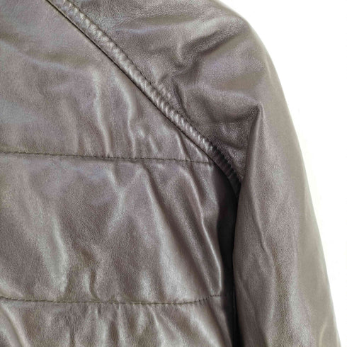 ブルーノマリ BRUNO MAGLI イタリア製 フード収納 レザージャケット メンズ 40