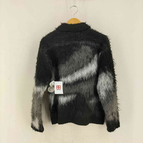 ノーアイディー NO ID. シャギージャカードニットBLZ メンズ ONE SIZE