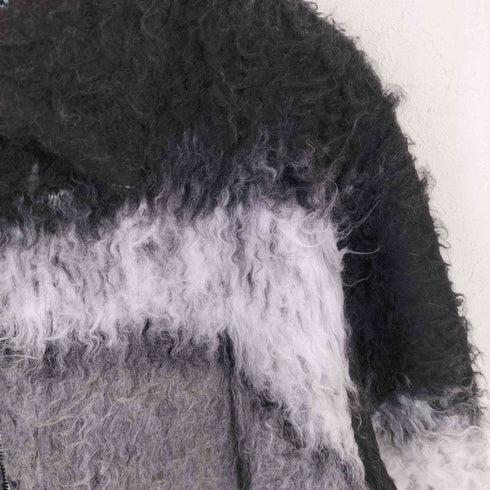 ノーアイディー NO ID. シャギージャカードニットBLZ メンズ ONE SIZE