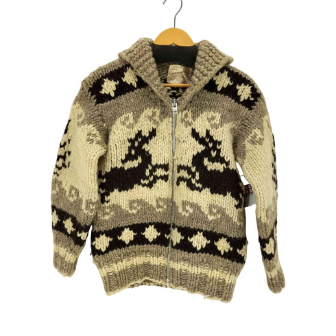 COWICHAN INDIAN ジップアップ カウチンニットセーター メンズ