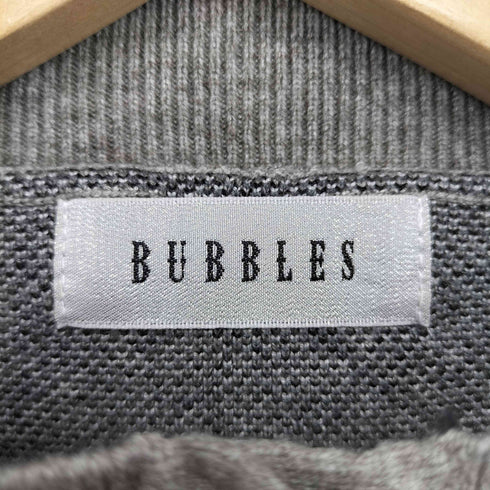 バブルス BUBBLES オープンネックチェックニットワンピース レディース JPN:M