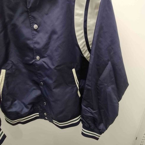 ニューエラ NEW ERA 23SS BLACK LABEL NYLON VARSITY JACKET ナイロン ヴァーシティ ジャケット メンズ import:XL