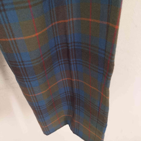 ALBA UOMO タータンチェックスラックスパンツ メンズ LL