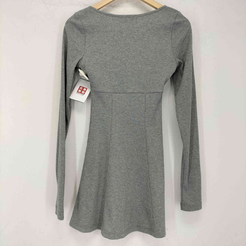アクレント ACLENT Flap flare rib mini dress レディース FREE