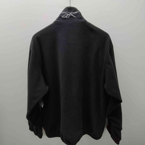 リーボック Reebok EightyOne Fleece Jacket エイティワン アーティスト コラボ ベクターロゴ 刺繍 プルオーバー フリース ジャケット メンズ JPN:L