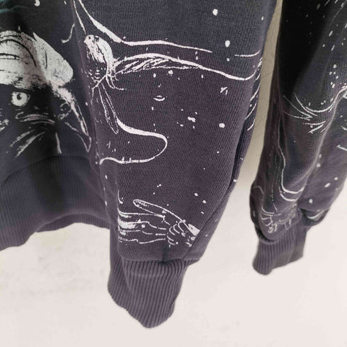 ディーゼル DIESEL グラフィックプリント クルーネックスウェット メンズ M
