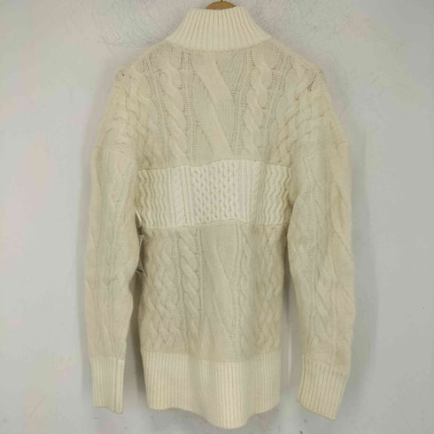 シャルルシャトン charles chaton mix cable knit cardigan レディース