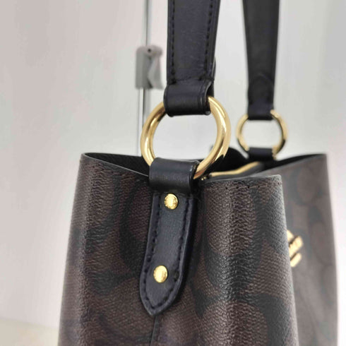 コーチ COACH シグネチャーSMタウンバケットバッグ レディース