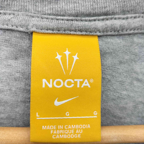 ナイキ NIKE × NOCTA × ノクタ Max90 T-Shirt ワンポイントロゴプリント クルーネック半袖Tシャツ カットソー メンズ L