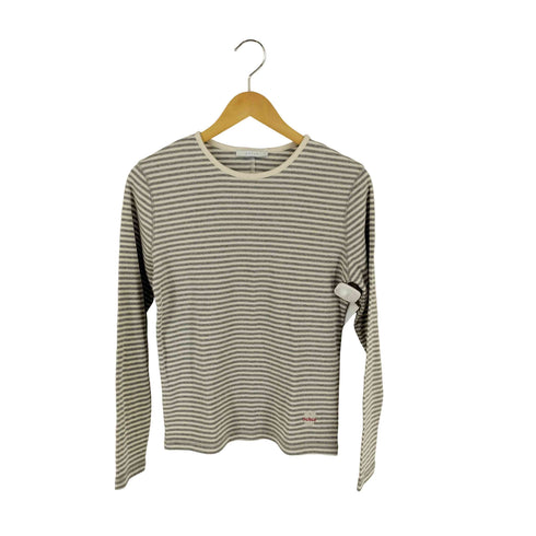OURUS HEART RIB BORDER T-SHIRT レディース