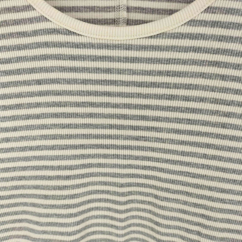 OURUS HEART RIB BORDER T-SHIRT レディース