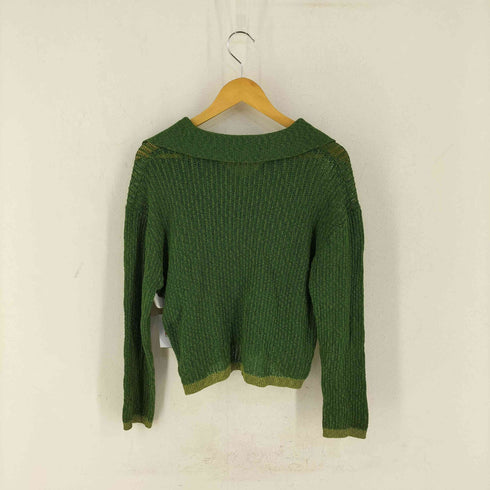 ザラ ZARA Oversized Knit Polo Sweater Top レディース S