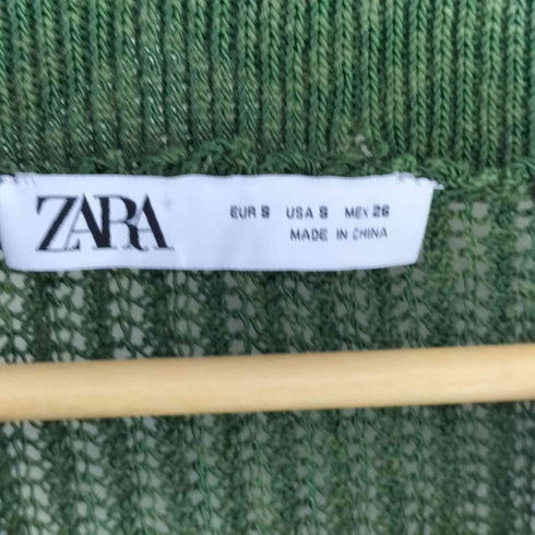 ザラ ZARA Oversized Knit Polo Sweater Top レディース S