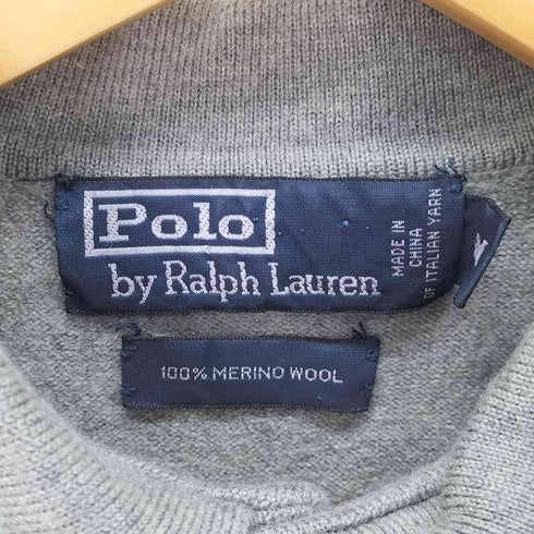 ポロラルフローレン POLO RALPH LAUREN メリノウール ニットポロ レディース import:M