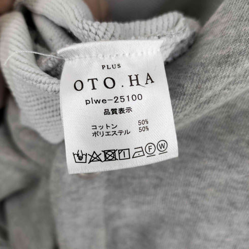 OTO.HA スウェット長袖Vネックオールインワン レディース FREE