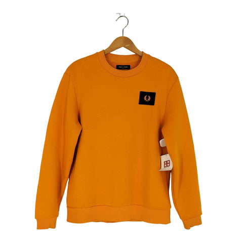フレッドペリー FRED PERRY ロゴワッペン クルーネックスウェット メンズ import:S