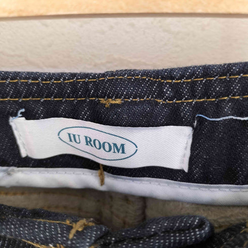 IU ROOM ワイドデニムパンツ レディース 15