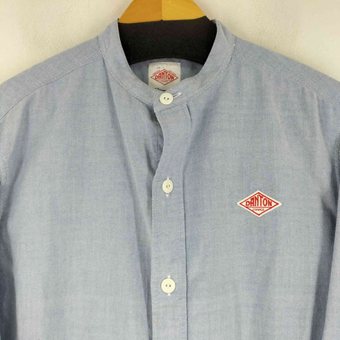 ダントン DANTON バンドカラー L/S オックスフォードシャツ メンズ 42