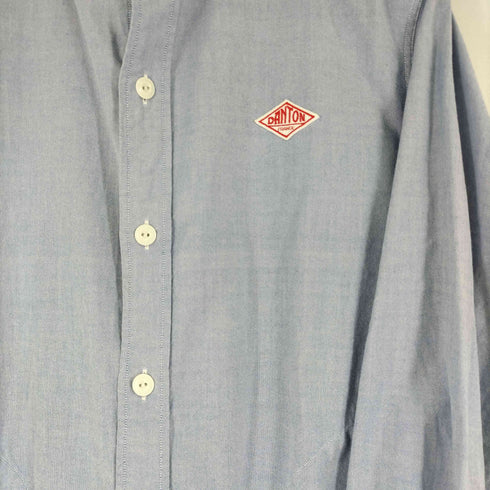 ダントン DANTON バンドカラー L/S オックスフォードシャツ メンズ 42