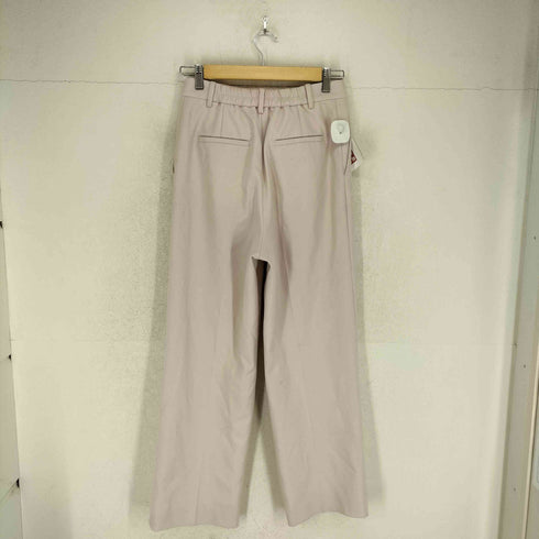 ノーリーズ NOLLEY’S ウォッシャブルウール調愛されイージーワイドパンツ レディース 38