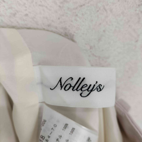 ノーリーズ NOLLEY’S ウォッシャブルウール調愛されイージーワイドパンツ レディース 38