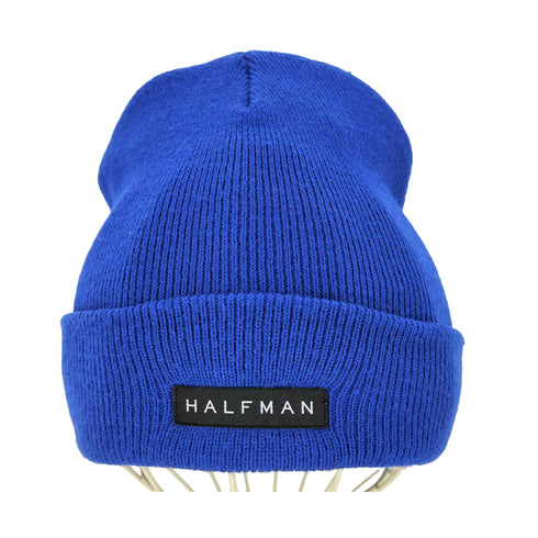 HALFMAN ワッペンアクリルニットキャップ メンズ FREE