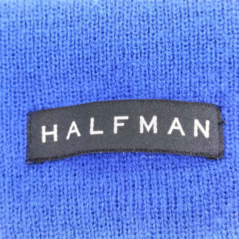 HALFMAN ワッペンアクリルニットキャップ メンズ FREE