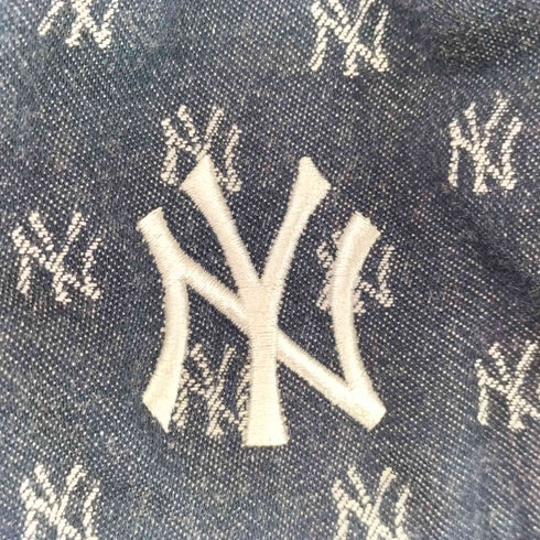 ニューエラ NEW ERA チームロゴ刺繍 モノグラム総柄バケットハット メンズ