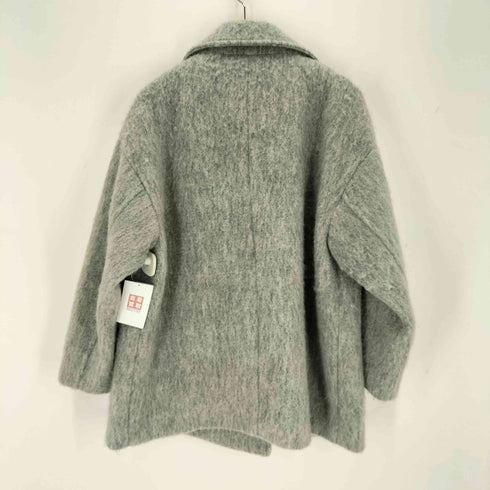 ナチュラルビューティーベーシック NATURAL BEAUTY BASIC スタンドネックシャギーミディコート レディース JPN:M