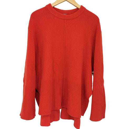 ミラオーウェン Mila Owen ウールカシミヤ後スリットクルーネックニット レディース JPN:1