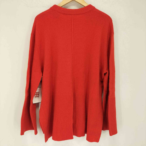 ミラオーウェン Mila Owen ウールカシミヤ後スリットクルーネックニット レディース JPN:1