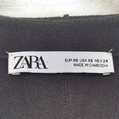 ザラ ZARA フォルム ニットカーディガン レディース import:XS