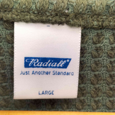 ラディアル RADIALL BIG WAFFLE - HALF ZIP SWEATSHIRT ハーフジップスウェット メンズ JPN:L