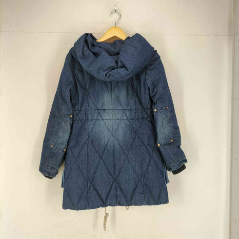 アヴィレックス AVIREX ショールカラーデニムダウンコート レディース M