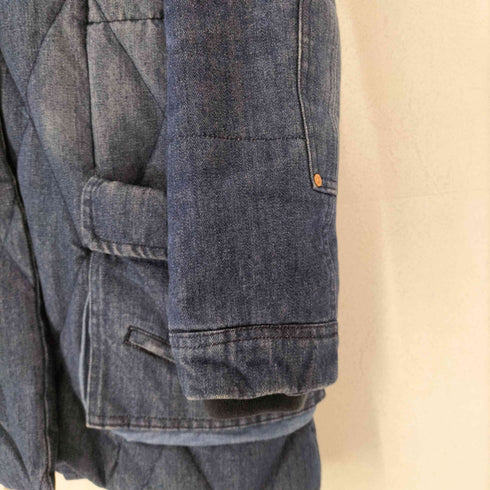 アヴィレックス AVIREX ショールカラーデニムダウンコート レディース M