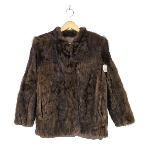 サガミンク SAGA MINK JINDO MINK FUR 銀サガ ミンクファージャケット レディース L