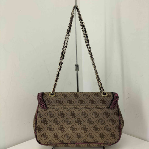 ゲス GUESS モノグラム スタッズ ショルダーバッグ レディース