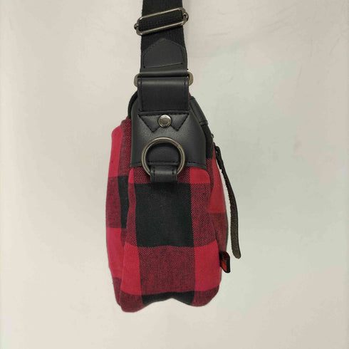 ウールリッチ WOOLRICH バッファローチェック キャンバス ショルダーバッグ メンズ