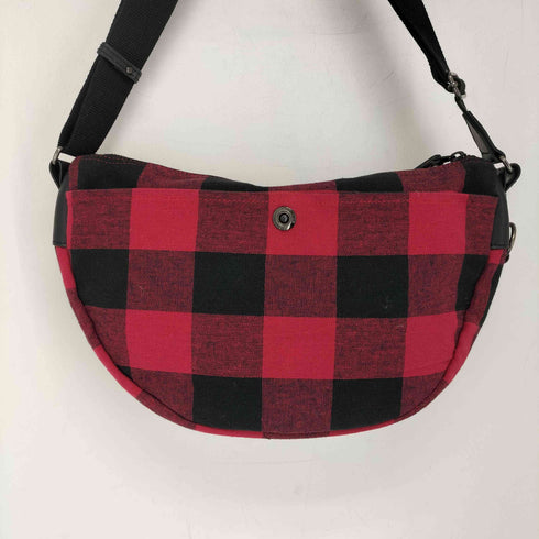 ウールリッチ WOOLRICH バッファローチェック キャンバス ショルダーバッグ メンズ