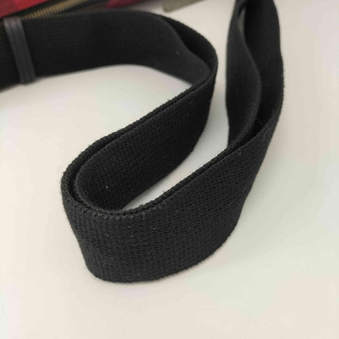 ウールリッチ WOOLRICH バッファローチェック キャンバス ショルダーバッグ メンズ