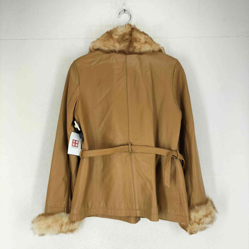 mia coma Lamb ラムレザー ファージャケット レディース JPN:11号