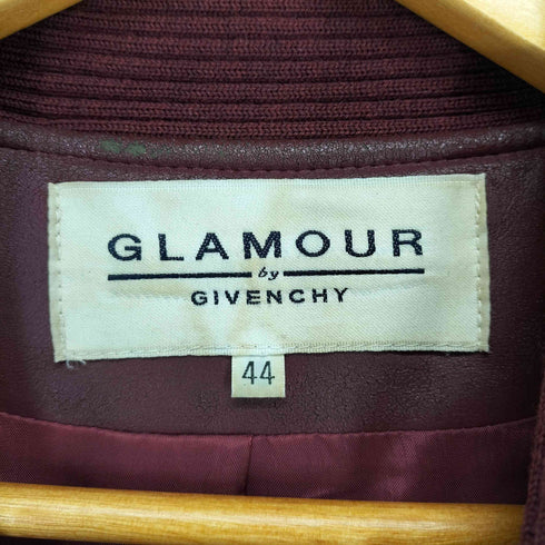ジバンシィ GIVENCHY glamour ショールカラー ニット切替レザージャケット レディース EUR:44