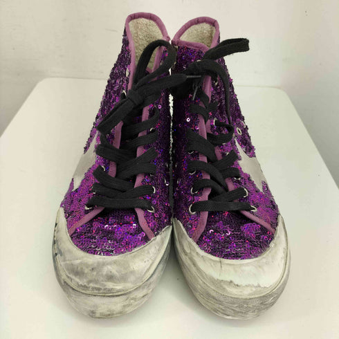 ゴールデングース GOLDEN GOOSE グリッター ラメ ハイカット スニーカー ヴィンテージ加工 メンズ S40