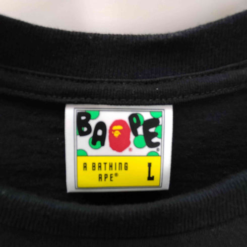 アベイシングエイプ A BATHING APE 25SS MAD GENERAL COLLEGE TEE マッド ジェネラル カレッジ S/S Tシャツ メンズ import:L