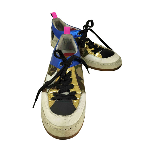 ゴールデングース GOLDEN GOOSE カモ柄 ローカットスニーカー メンズ