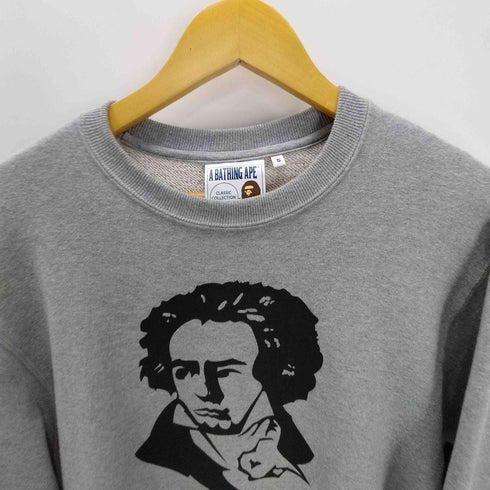 アベイシングエイプ A BATHING APE 22SS CLASSIC BATHING APE RELAXED FIT CREWNECK クラシック ベイシング エイプ リラックス フィット クルーネック スウェット メンズ import:S