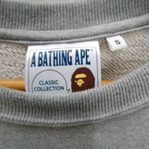 アベイシングエイプ A BATHING APE 22SS CLASSIC BATHING APE RELAXED FIT CREWNECK クラシック ベイシング エイプ リラックス フィット クルーネック スウェット メンズ import:S